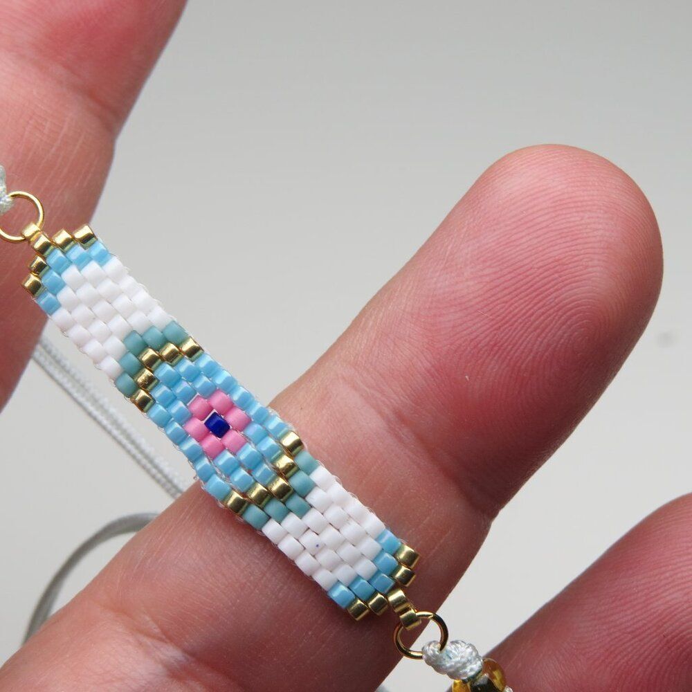 Work of Art Hand Made Beaded Bracelets Colorful